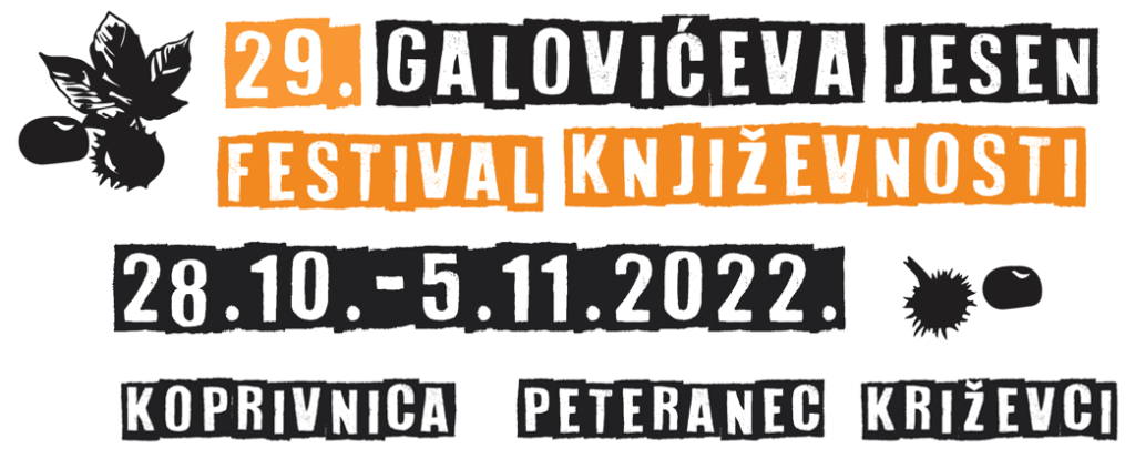 29. Galovićeva jesen - festival književnosti